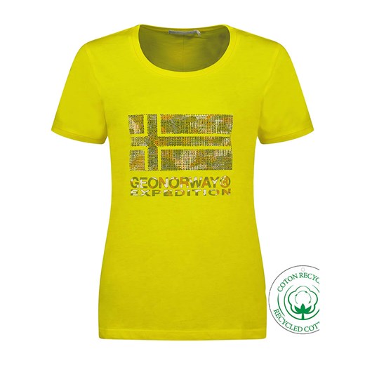 Geographical Norway Koszulka &quot;Jwild&quot; w kolorze żółtym ze sklepu Limango Polska w kategorii Bluzki damskie - zdjęcie 163749857