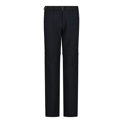 CMP Spodnie trekkingowe Zipp-Off w kolorze czarnym ze sklepu Limango Polska w kategorii Spodnie damskie - zdjęcie 163755787