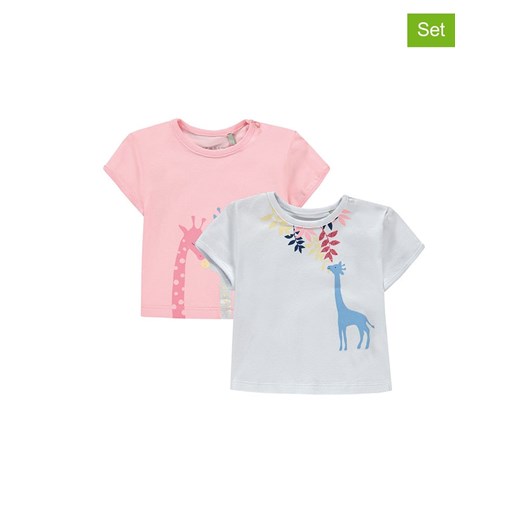 Kanz Koszulki (2 szt.) w kolorze jasnoróżowym i jasnoszarym ze sklepu Limango Polska w kategorii Koszulki niemowlęce - zdjęcie 163758079