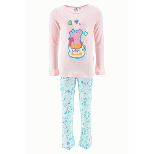 Peppa Pig Piżama w kolorze jasnoróżowo-błękitnym ze sklepu Limango Polska w kategorii Piżamy dziecięce - zdjęcie 163758915