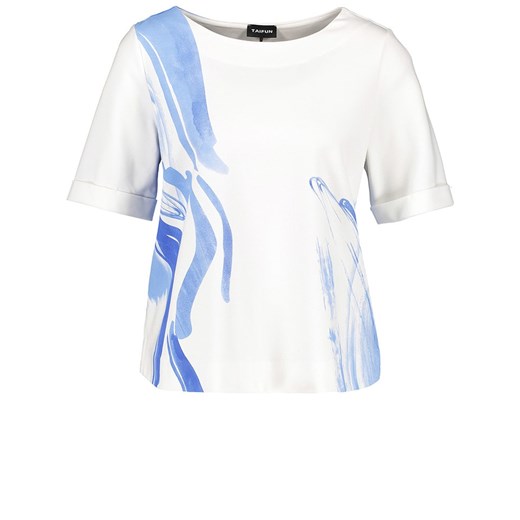 TAIFUN Koszulka w kolorze biało-niebieskim ze sklepu Limango Polska w kategorii Bluzki damskie - zdjęcie 163759158