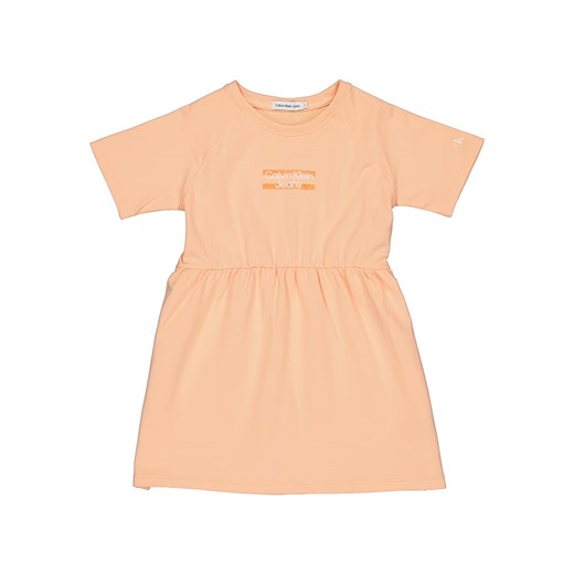 Calvin Klein Sukienka w kolorze pomarańczowym ze sklepu Limango Polska w kategorii Sukienki dziewczęce - zdjęcie 163759475