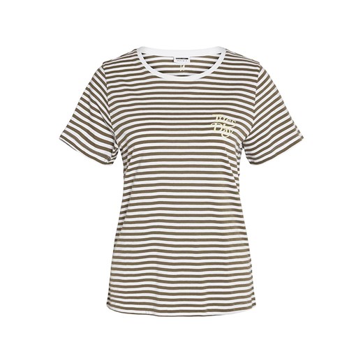 Noisy may Koszulka w kolorze brązowo-białym ze sklepu Limango Polska w kategorii Bluzki damskie - zdjęcie 163759555