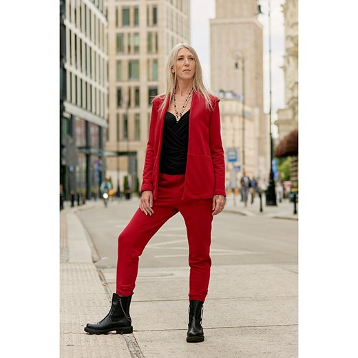 Risk made in warsaw Spodnie w kolorze czerwonym ze sklepu Limango Polska w kategorii Spodnie damskie - zdjęcie 163759888