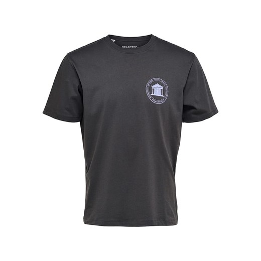SELECTED HOMME Koszulka &quot;Coms&quot; w kolorze czarnym ze sklepu Limango Polska w kategorii T-shirty męskie - zdjęcie 163761165
