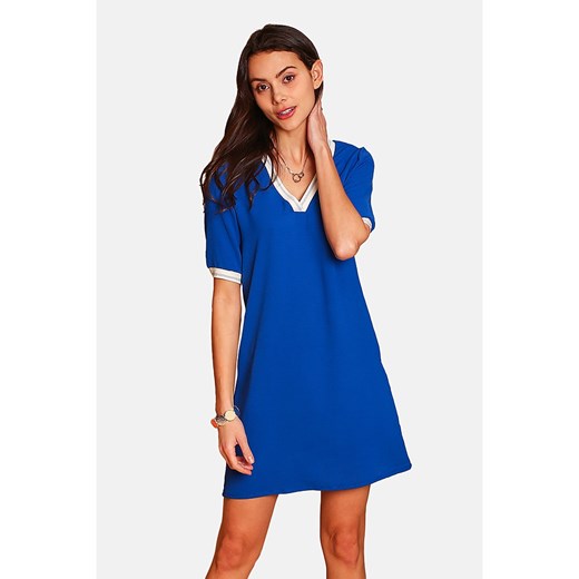 ASSUILI Sukienka w kolorze niebieskim ze sklepu Limango Polska w kategorii Sukienki - zdjęcie 163763875