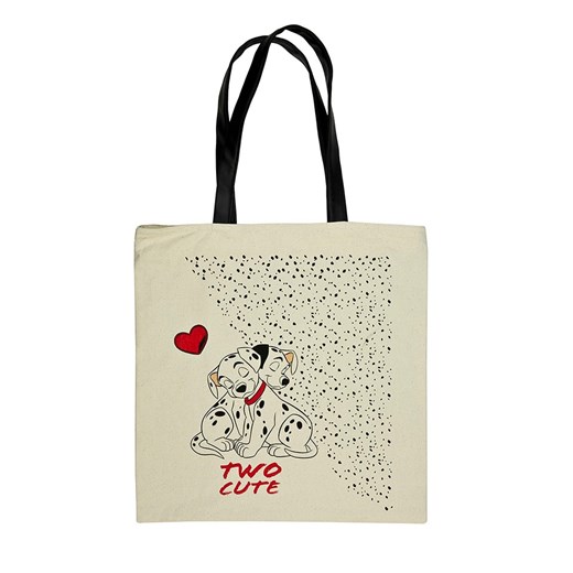 Disney Shopper bag &quot;Dalmatiner&quot; w kolorze kremowym - 44 x 44 x 5 cm Disney onesize promocyjna cena Limango Polska