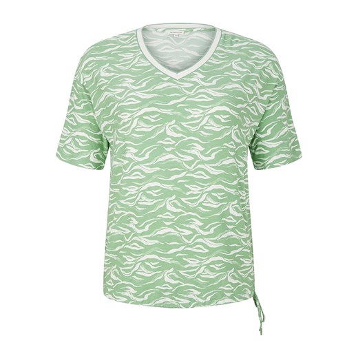 Tom Tailor Koszulka w kolorze zielonym ze sklepu Limango Polska w kategorii Bluzki damskie - zdjęcie 163765497