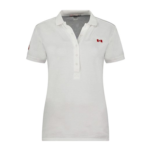 Canadian Peak Koszulka polo &quot;Kellyeak&quot; w kolorze białym ze sklepu Limango Polska w kategorii Bluzki damskie - zdjęcie 163766179