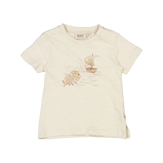 Wheat Koszulka &quot;Fishing&quot; w kolorze kremowym ze sklepu Limango Polska w kategorii Koszulki niemowlęce - zdjęcie 163770357