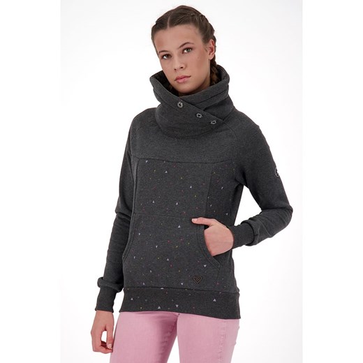 alife and kickin Bluza &quot;VioletAK&quot; w kolorze antracytowym ze sklepu Limango Polska w kategorii Bluzy damskie - zdjęcie 163771017