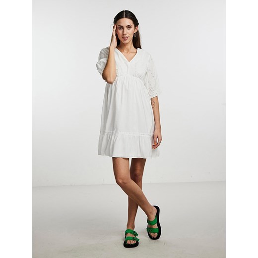 Pieces Sukienka w kolorze białym ze sklepu Limango Polska w kategorii Sukienki - zdjęcie 163773396