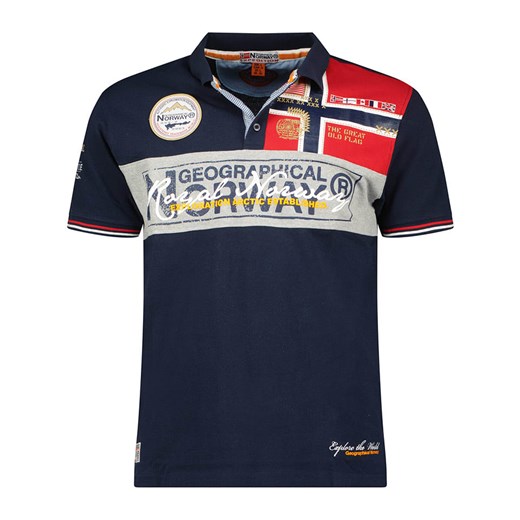 Geographical Norway Koszulka polo &quot;Kidney&quot; w kolorze granatowym ze sklepu Limango Polska w kategorii T-shirty męskie - zdjęcie 163776689