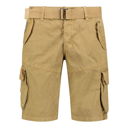 Geographical Norway Bojówki &quot;Pouvoir&quot; w kolorze beżowym ze sklepu Limango Polska w kategorii Spodenki męskie - zdjęcie 163776908