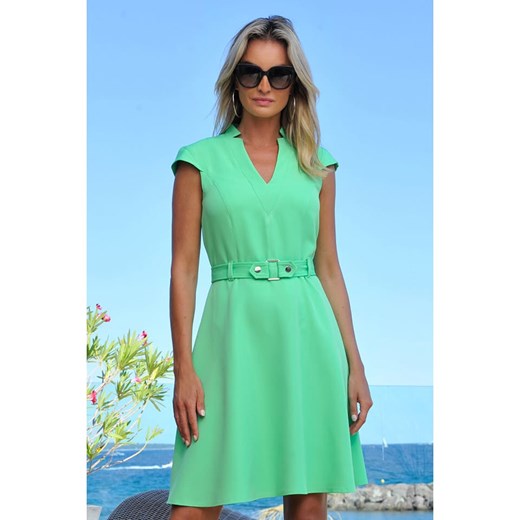 Bleu d&apos;Azur Sukienka &quot;Croisette&quot; w kolorze zielonym ze sklepu Limango Polska w kategorii Sukienki - zdjęcie 163777885