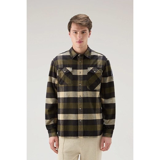 Woolrich Koszula &quot;Trail&quot; - Regular fit - w kolorze khaki ze wzorem ze sklepu Limango Polska w kategorii Koszule męskie - zdjęcie 163778479