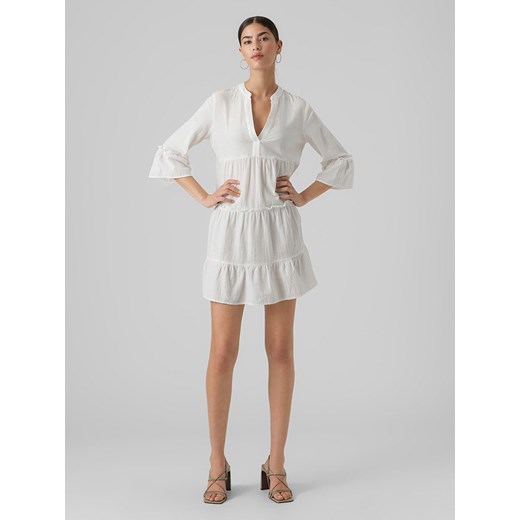 Vero Moda Sukienka &quot;Milan&quot; w kolorze białym ze sklepu Limango Polska w kategorii Sukienki - zdjęcie 163778597