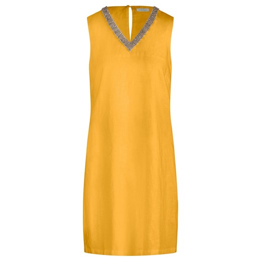 mint &amp; mia Lniana sukienka w kolorze żółtym Mint & Mia 34 okazja Limango Polska