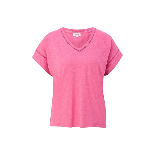 S.OLIVER RED LABEL Koszulka w kolorze różowym ze sklepu Limango Polska w kategorii Bluzki damskie - zdjęcie 163780316