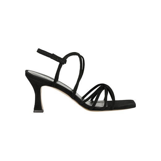 Wojas Skórzane sandały w kolorze czarnym ze sklepu Limango Polska w kategorii Sandały damskie - zdjęcie 163783129