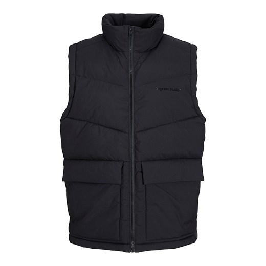 Jack & Jones Kamizelka "Jorvesterbro" w kolorze czarnym Jack & Jones XXL wyprzedaż Limango Polska