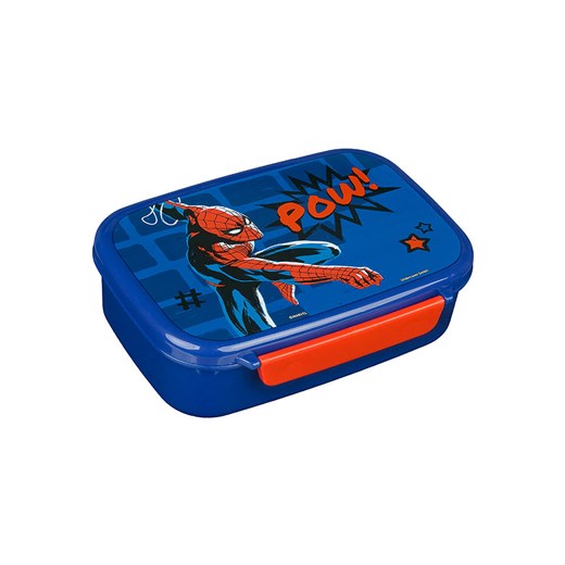 Spiderman Śniadaniówka &quot;Spider-Man&quot; w kolorze niebieskim - 18 x 13,5 x 6 cm ze sklepu Limango Polska w kategorii Kuchnia i jadalnia - zdjęcie 163785628