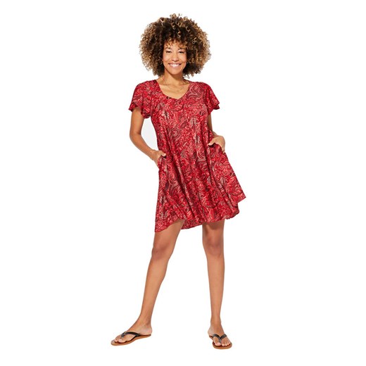 Aller Simplement Sukienka w kolorze brązowo-czerwonym ze sklepu Limango Polska w kategorii Sukienki - zdjęcie 163786417