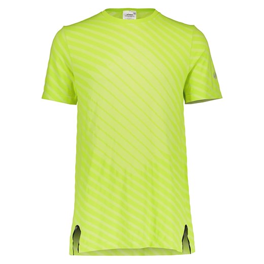 asics Koszulka sportowa w kolorze jaskrawozielonym ze sklepu Limango Polska w kategorii T-shirty męskie - zdjęcie 163788345