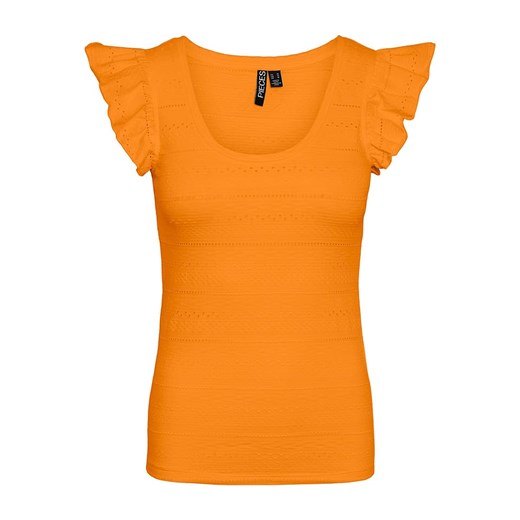 Pieces Koszulka w kolorze pomarańczowym Pieces XL wyprzedaż Limango Polska