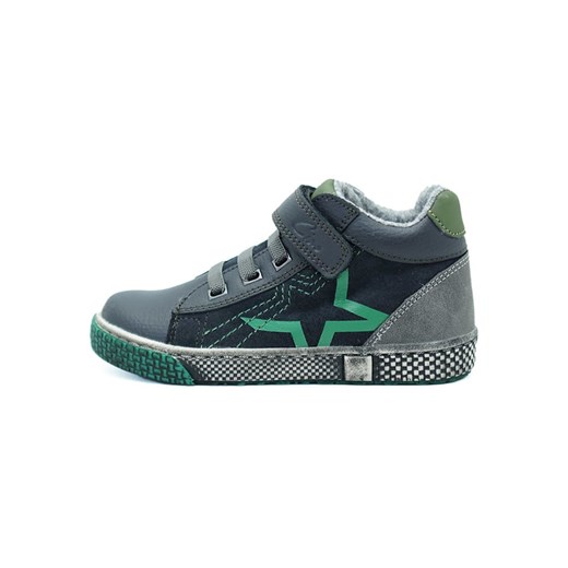 Ciao Skórzane sneakersy w kolorze szaro-zielonym ze sklepu Limango Polska w kategorii Półbuty dziecięce - zdjęcie 163789005