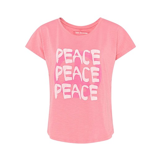 True Religion Koszulka w kolorze różowym ze sklepu Limango Polska w kategorii Bluzki damskie - zdjęcie 163789465