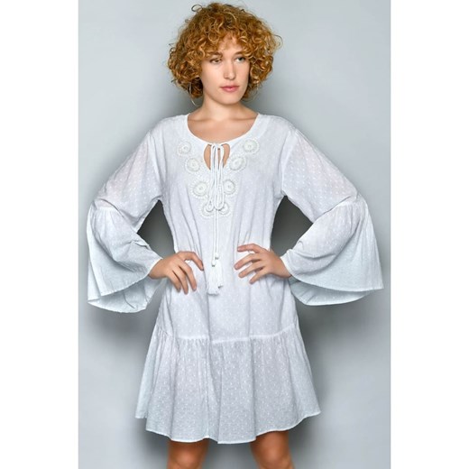 H.H.G. Sukienka w kolorze białym XL okazyjna cena Limango Polska