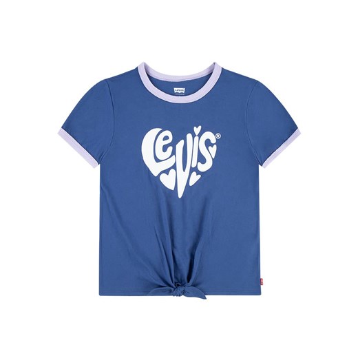 Levi&apos;s Kids Koszulka w kolorze niebieskim ze sklepu Limango Polska w kategorii Bluzki dziewczęce - zdjęcie 163791738