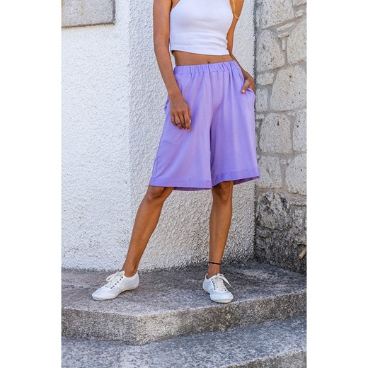 Gunes Kizi Bermudy w kolorze fioletowym ze sklepu Limango Polska w kategorii Szorty - zdjęcie 163792089