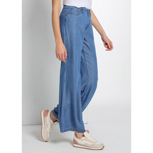 CIMARRON Spodnie w kolorze niebieskim ze sklepu Limango Polska w kategorii Spodnie damskie - zdjęcie 163792555