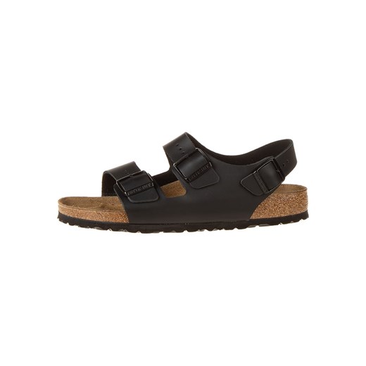 Birkenstock Skórzane sandały &quot;Milano&quot; w kolorze czarnym ze sklepu Limango Polska w kategorii Sandały męskie - zdjęcie 163795048