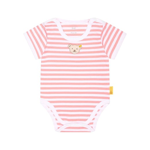Steiff Body w kolorze jasnoróżowo-białym ze sklepu Limango Polska w kategorii Body niemowlęce - zdjęcie 163795828