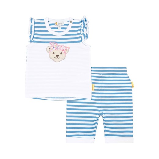 Steiff 2-częściowy zestaw w kolorze niebiesko-białym ze sklepu Limango Polska w kategorii Komplety niemowlęce - zdjęcie 163795847
