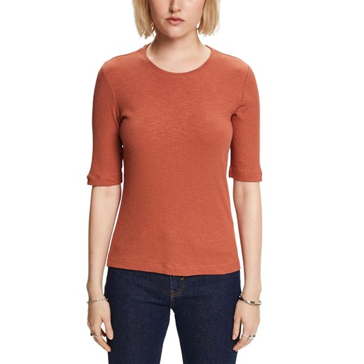 ESPRIT Koszulka w kolorze pomarańczowym ze sklepu Limango Polska w kategorii Bluzki damskie - zdjęcie 163799075