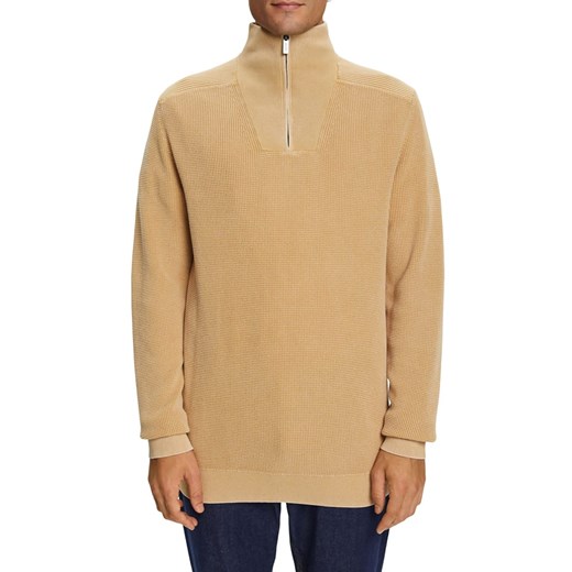 ESPRIT Sweter w kolorze beżowym ze sklepu Limango Polska w kategorii Swetry męskie - zdjęcie 163799119