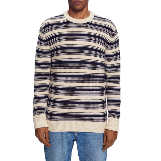 ESPRIT Sweter w kolorze granatowo-beżowym ze sklepu Limango Polska w kategorii Swetry męskie - zdjęcie 163799127