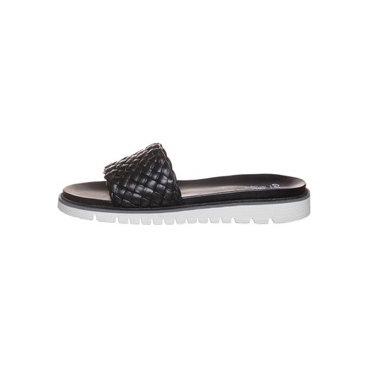 Ara Shoes Skórzane klapki w kolorze czarnym ze sklepu Limango Polska w kategorii Klapki damskie - zdjęcie 163800096