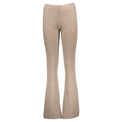 Pinko Spodnie dzianinowe w kolorze beżowym ze sklepu Limango Polska w kategorii Spodnie damskie - zdjęcie 163802586