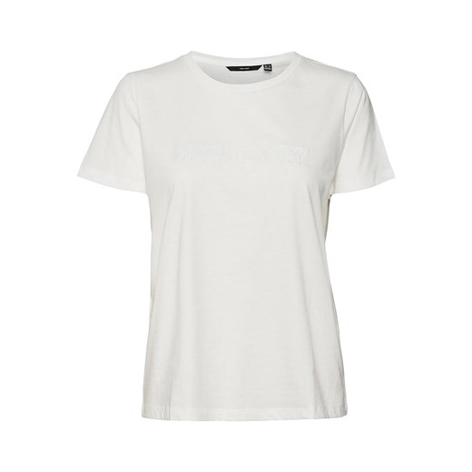 Vero Moda Koszulka w kolorze białym ze sklepu Limango Polska w kategorii Bluzki damskie - zdjęcie 163809425
