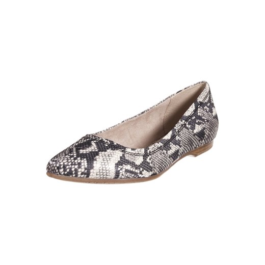 Tamaris Baleriny taupe zalando bezowy abstrakcyjne wzory