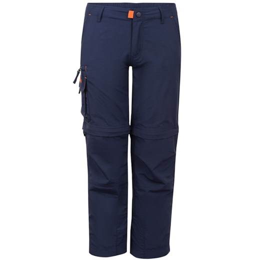 Trollkids Spodnie trekkingowe Zipp-Off &quot;Oppland&quot; - Regular fit - w kolorze granatowym ze sklepu Limango Polska w kategorii Spodnie chłopięce - zdjęcie 163813818