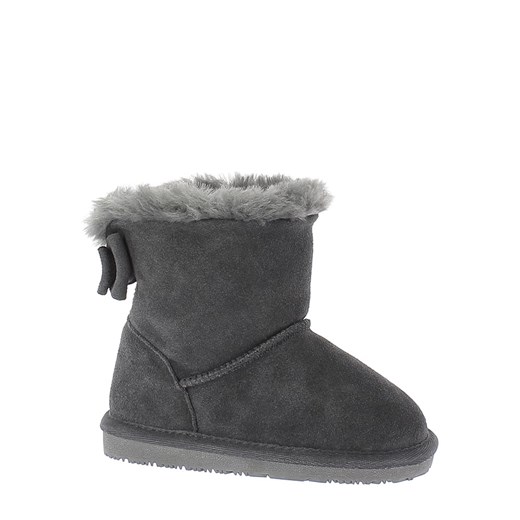 Gooce Skórzane botki zimowe &quot;Amak Toddler&quot; w kolorze antracytowym ze sklepu Limango Polska w kategorii Buty zimowe dziecięce - zdjęcie 163815077