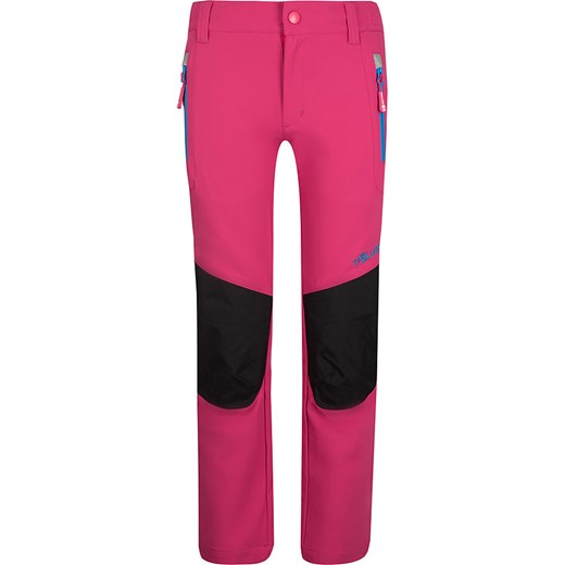 Trollkids Spodnie softshellowe &quot;Lysefjord&quot; w kolorze różowo-niebieskim ze sklepu Limango Polska w kategorii Spodnie dziewczęce - zdjęcie 163816266