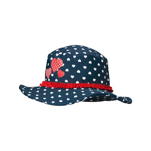 Playshoes Kapelusz przeciwsłoneczny w kolorze granatowo-czerwonym Playshoes 55 cm okazja Limango Polska