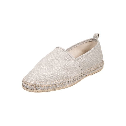 Tamaris Espadryle platinum line zalando szary materiałowe